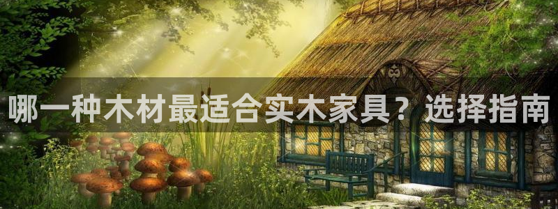 星欧娱乐最新活动：哪一种木材最适合实木家具？选择指南